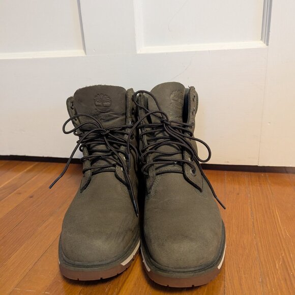 Men's Olive Green Timberland Boots Size 8 - Picture 3 of 8